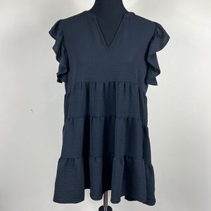 Zenana Ruffle Tunic/Dress